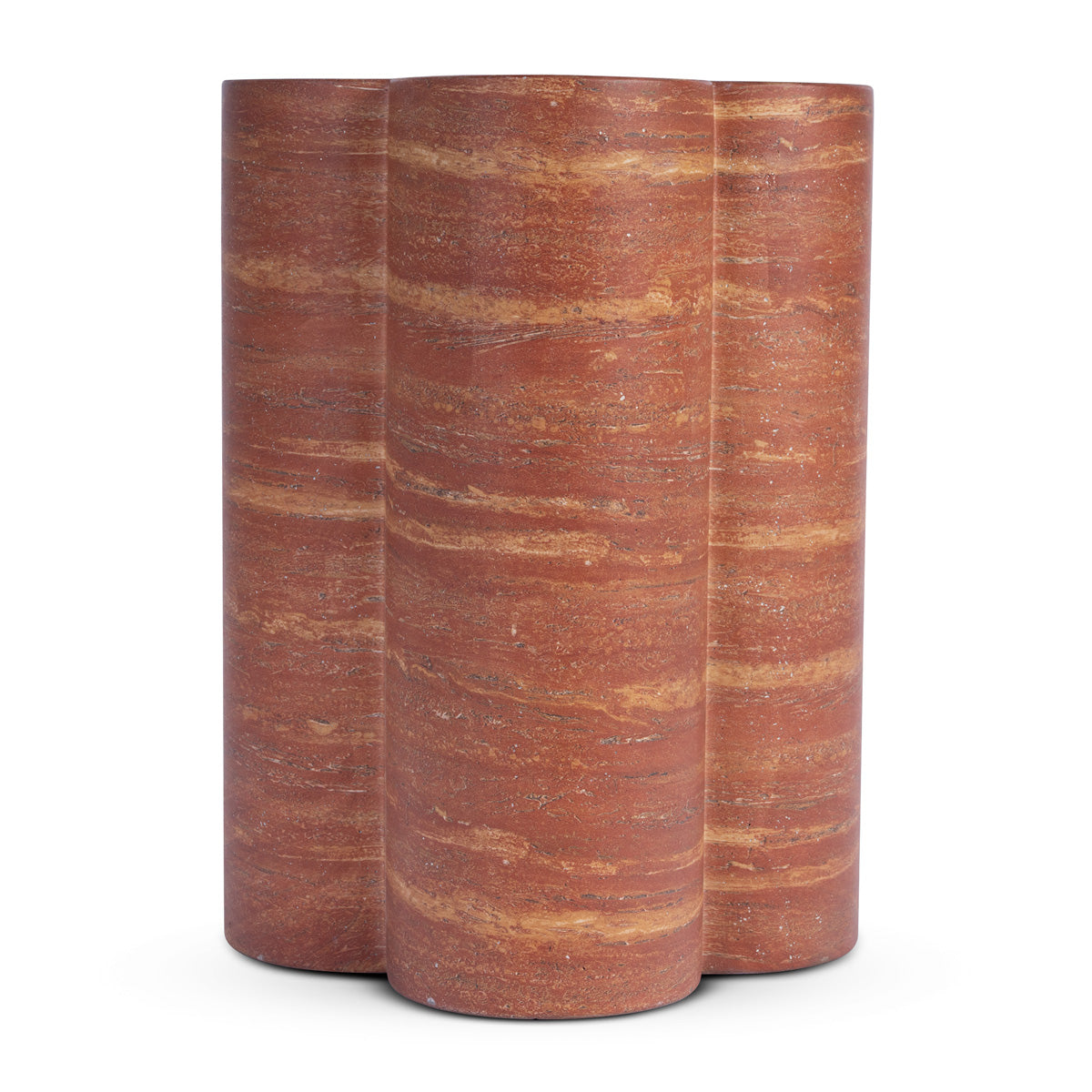 Bloom Plinth Side Table (Natural Stone Finish)