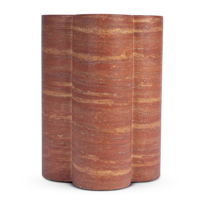 Bloom Plinth Side Table (Natural Stone Finish)