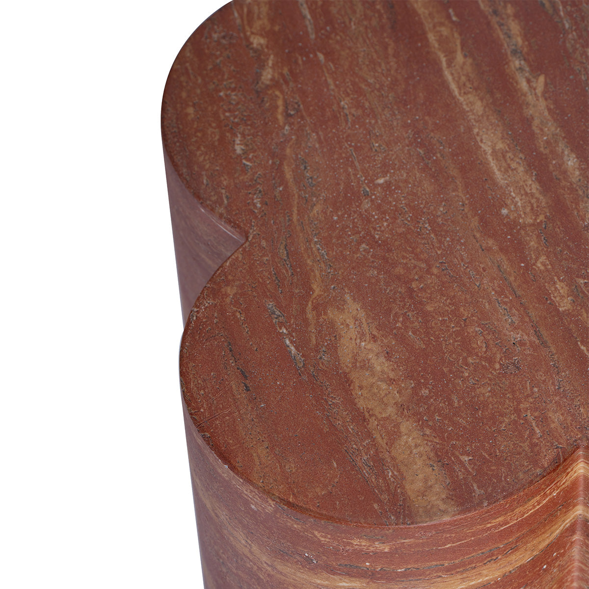 Bloom Plinth Side Table (Natural Stone Finish)