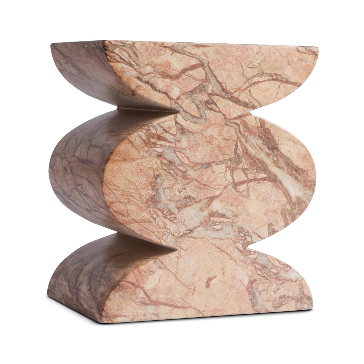 Aztec Side Table (Marble Finish)