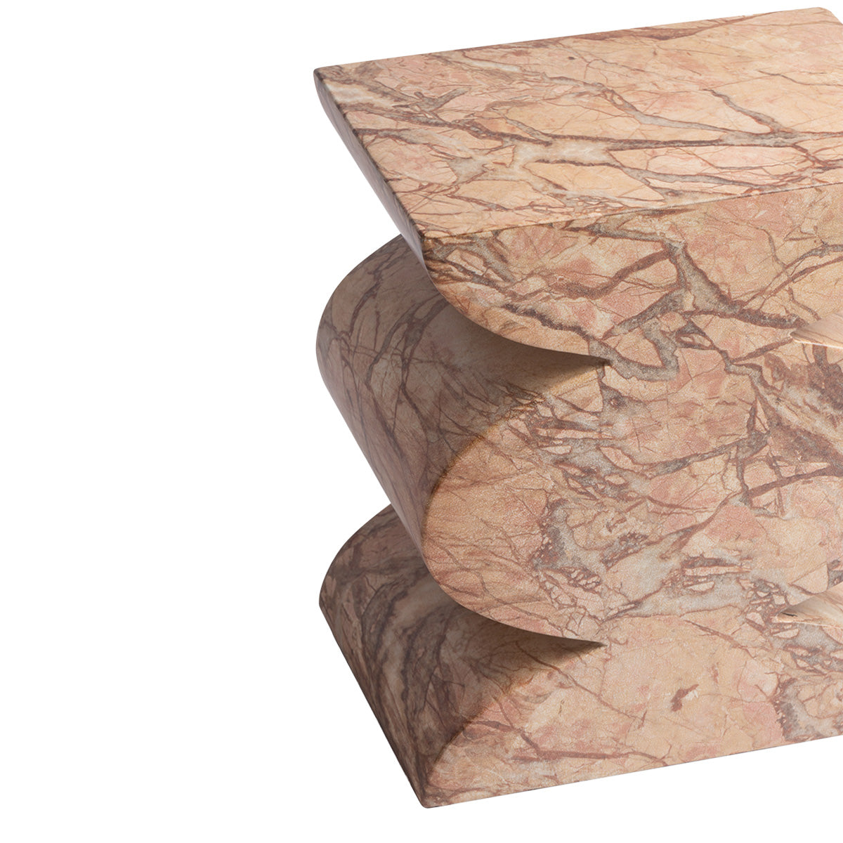 Aztec Side Table (Marble Finish)