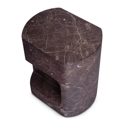 Palermo Side Table (Natural Stone Finish)