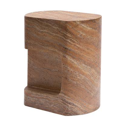 Palermo Side Table (Natural Stone Finish)