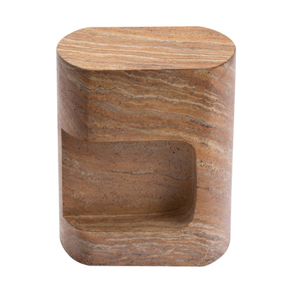 Palermo Side Table (Natural Stone Finish)