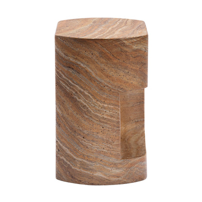 Palermo Side Table (Natural Stone Finish)