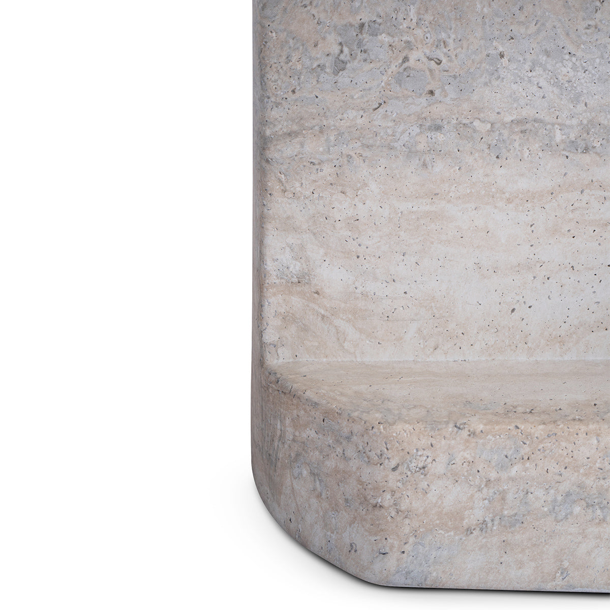 Palermo Side Table (Natural Stone Finish)