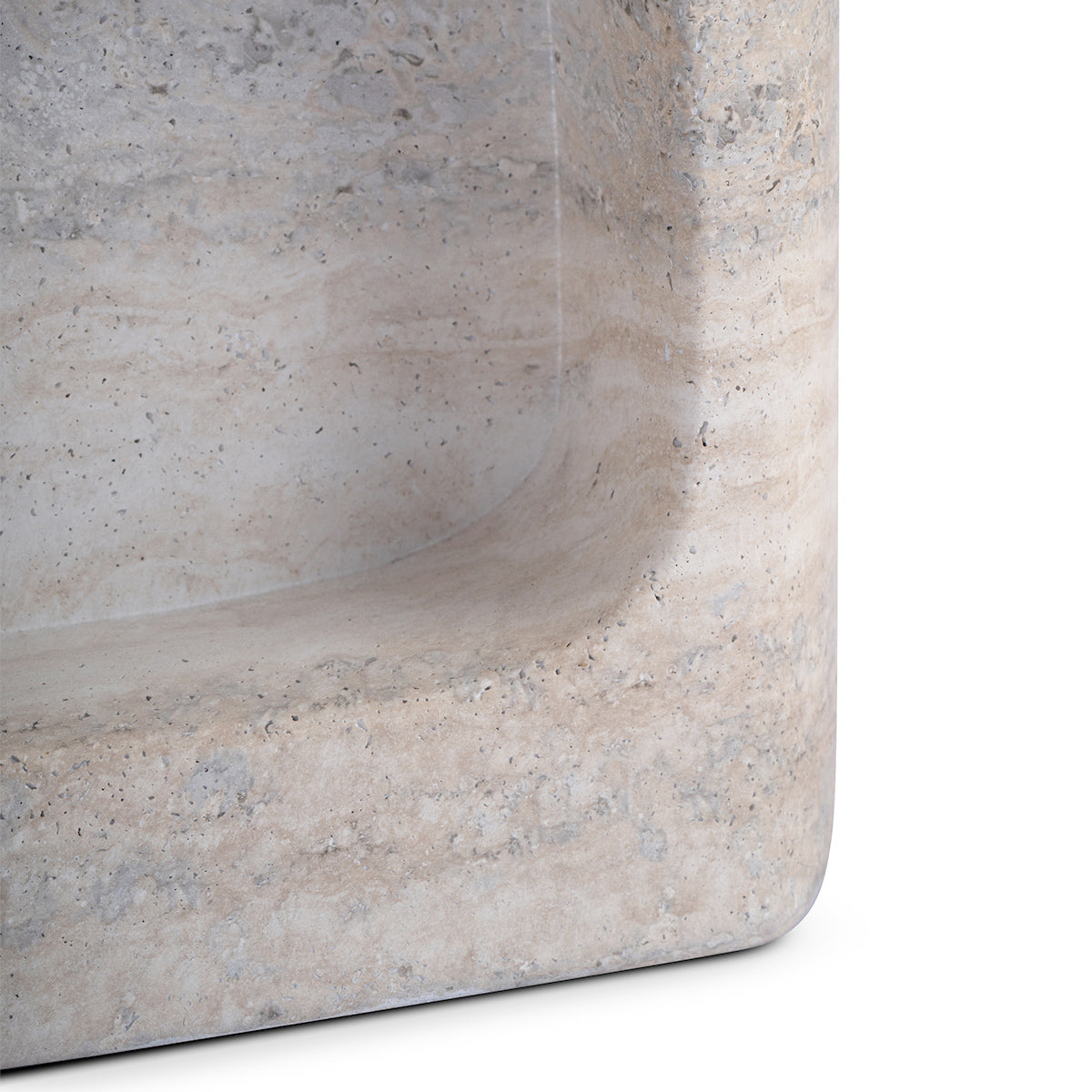 Palermo Side Table (Natural Stone Finish)