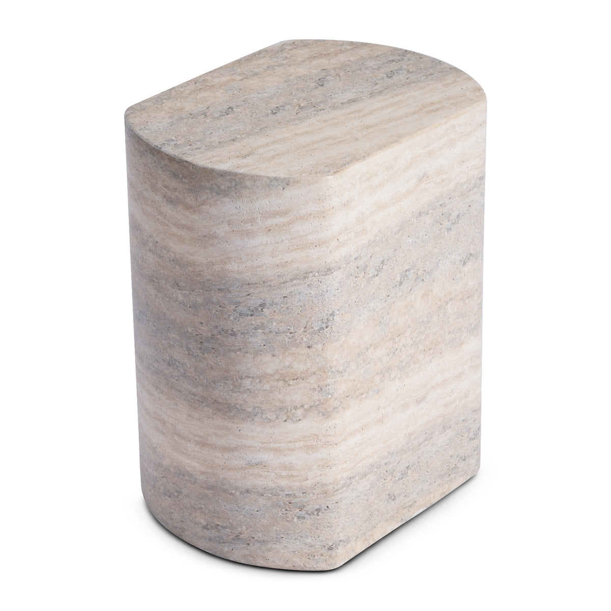 Palermo Side Table (Natural Stone Finish)