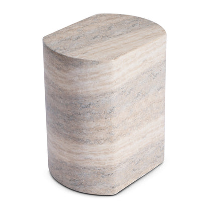 Palermo Side Table (Natural Stone Finish)