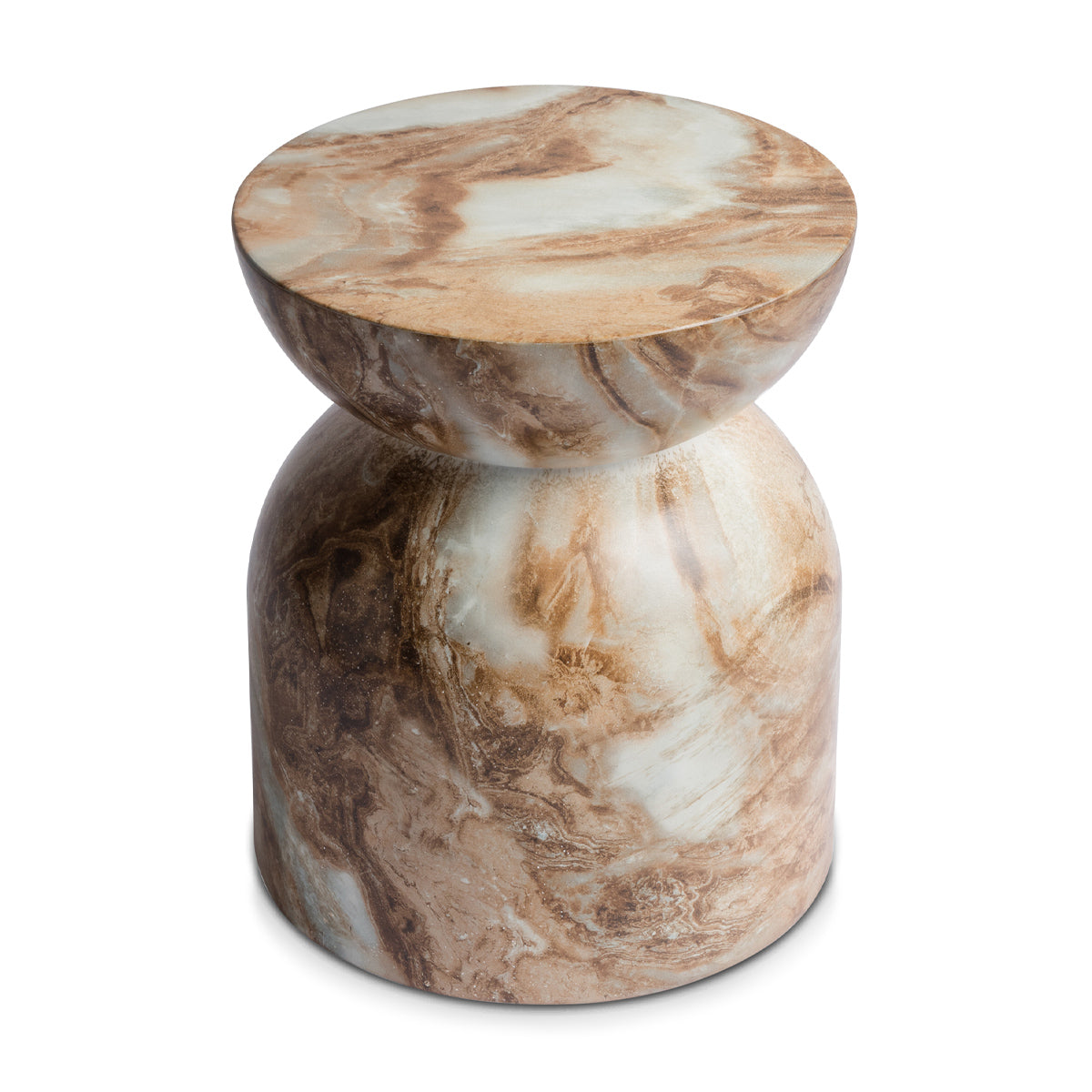 Santino Side Table (Marble Finish)