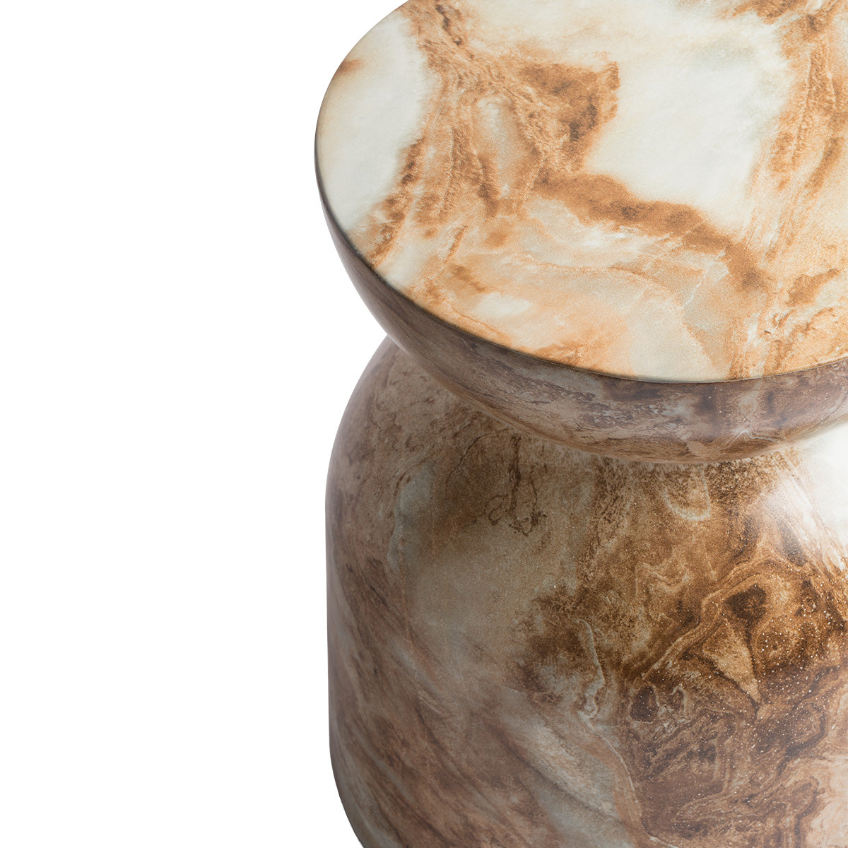 Santino Side Table (Marble Finish)