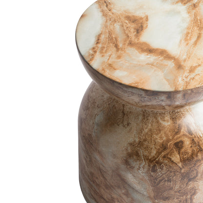 Santino Side Table (Marble Finish)