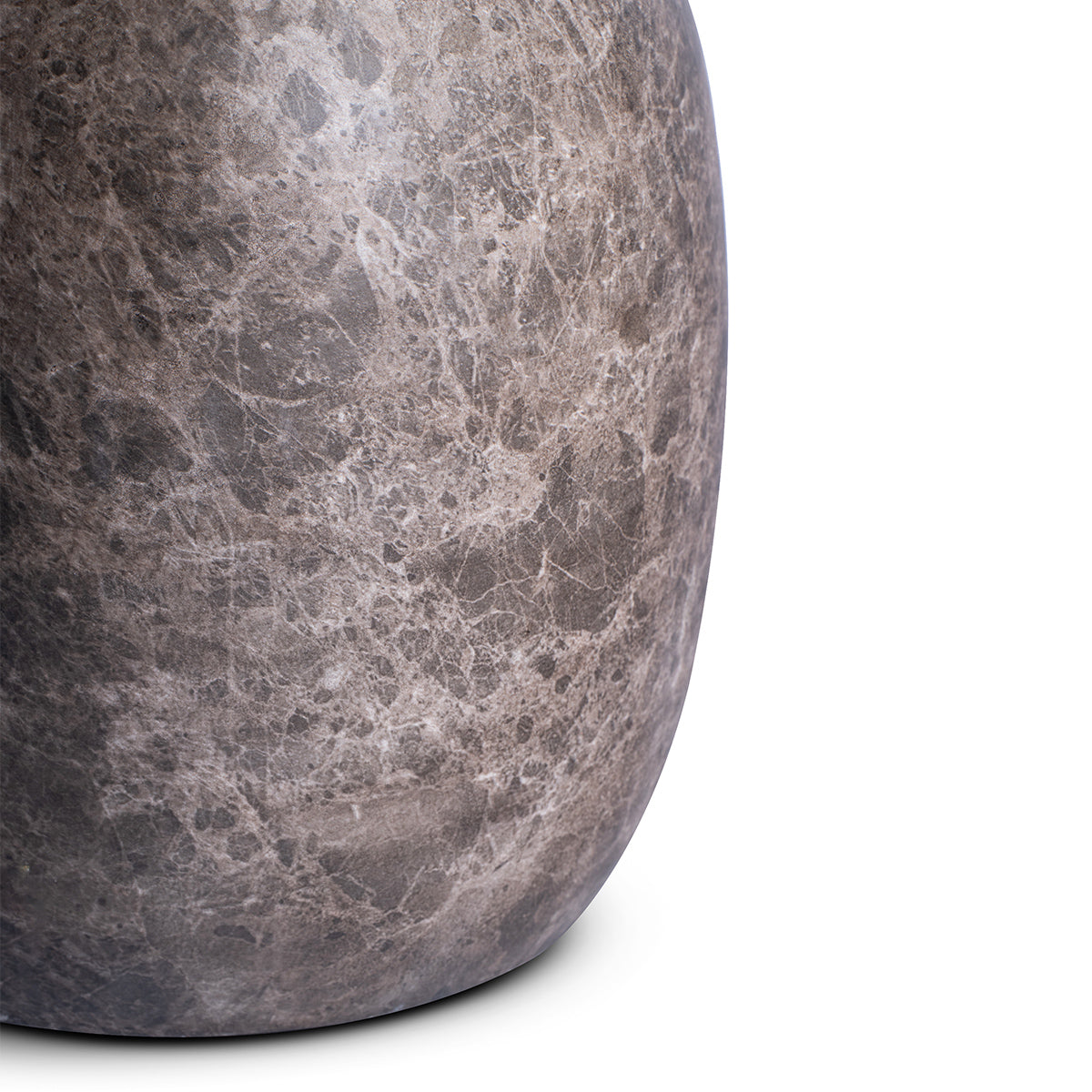 Sol Round Side Table (Natural Stone Finish)