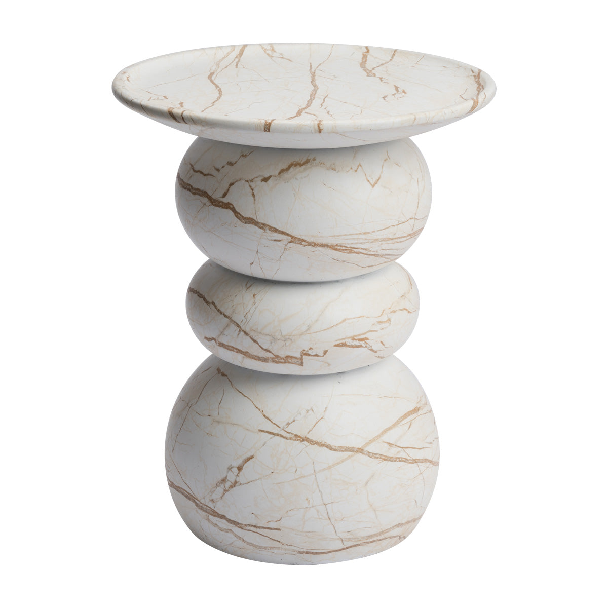 Sorrento Side Table (Marble Finish)