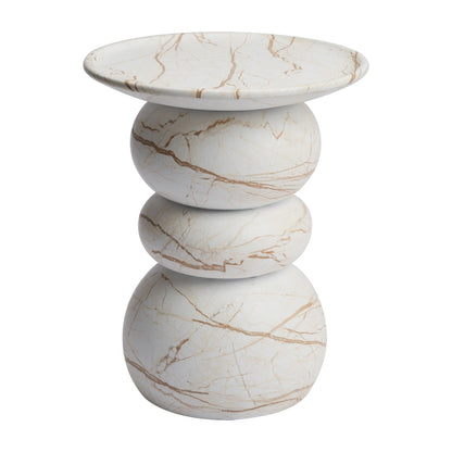 Sorrento Side Table (Marble Finish)