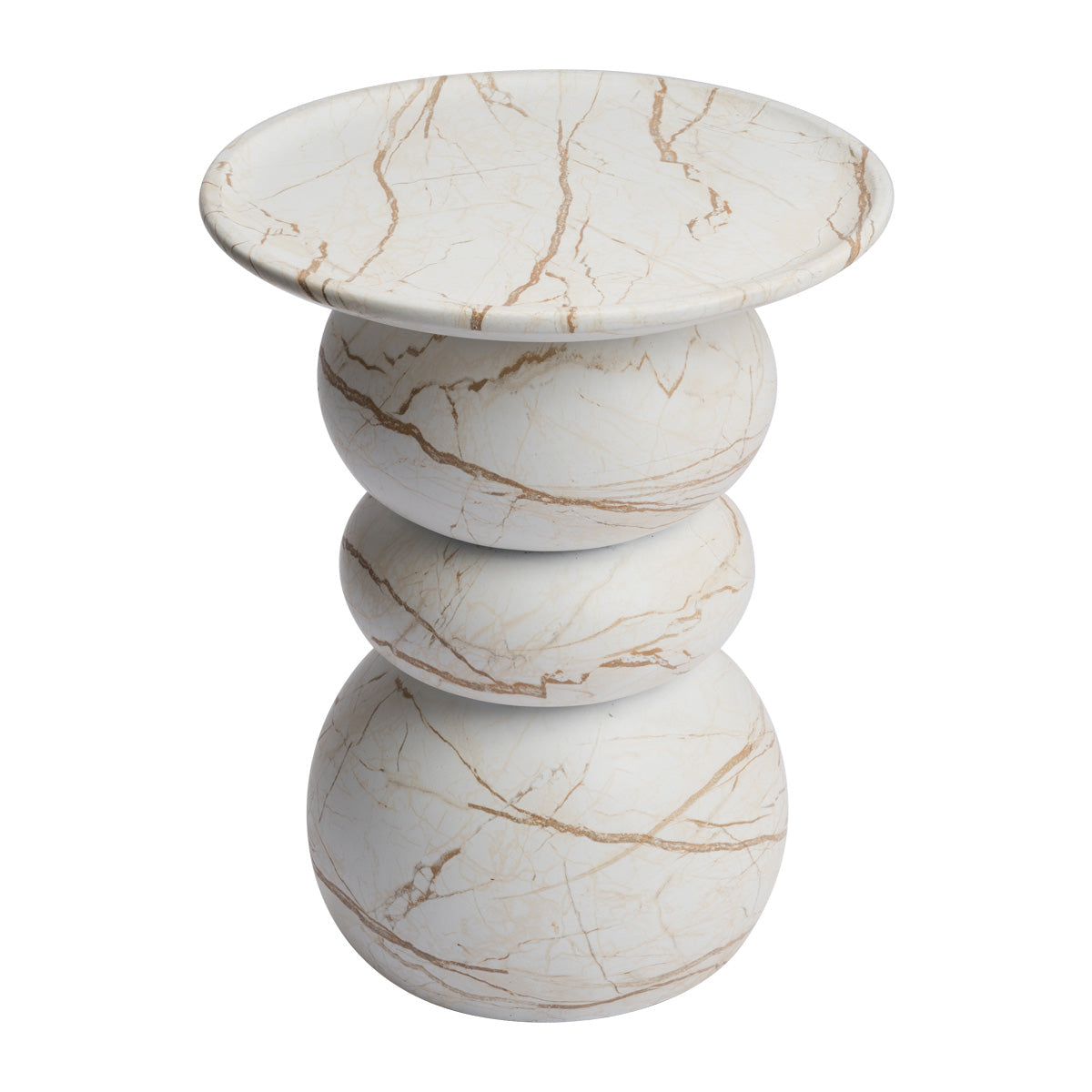 Sorrento Side Table (Marble Finish)