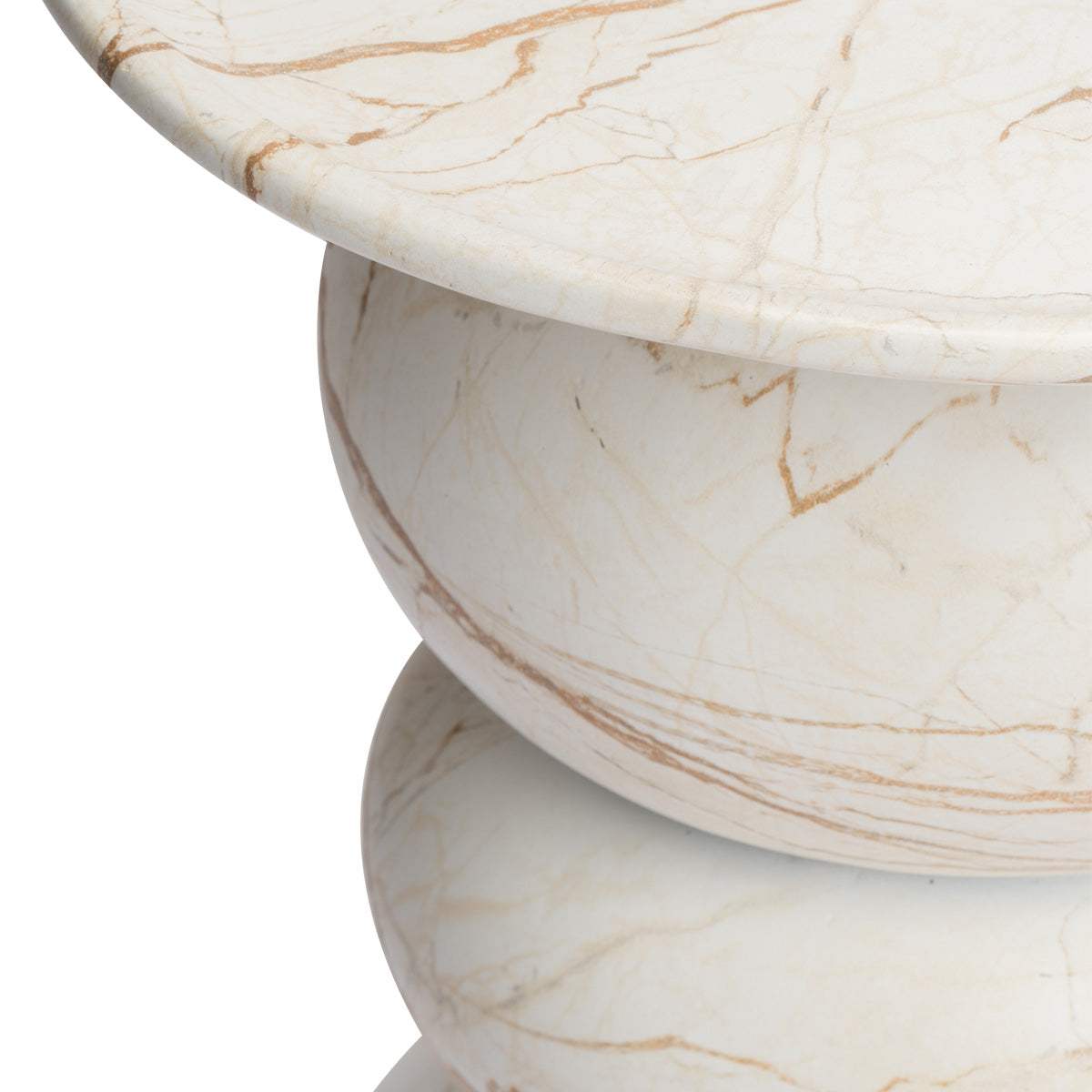 Sorrento Side Table (Marble Finish)