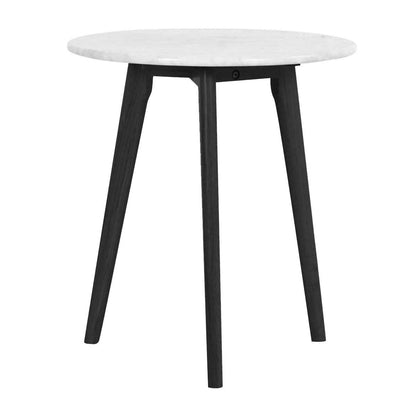 Oia White Marble Side Table