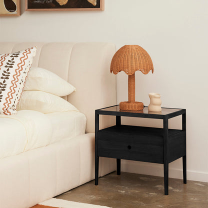 Spindle Bedside Table