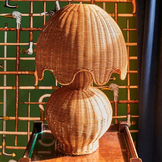 Genie Rattan Lamp