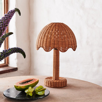 The Parasol Rattan Lamp