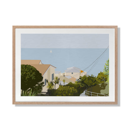Bondi Road Landscape Art Print
