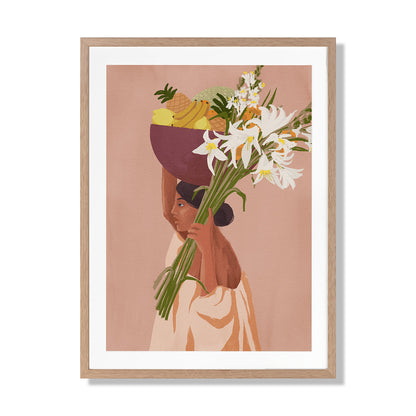 Mercado Del Sol Portrait Art Print