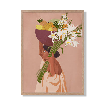 Mercado Del Sol Portrait Art Print