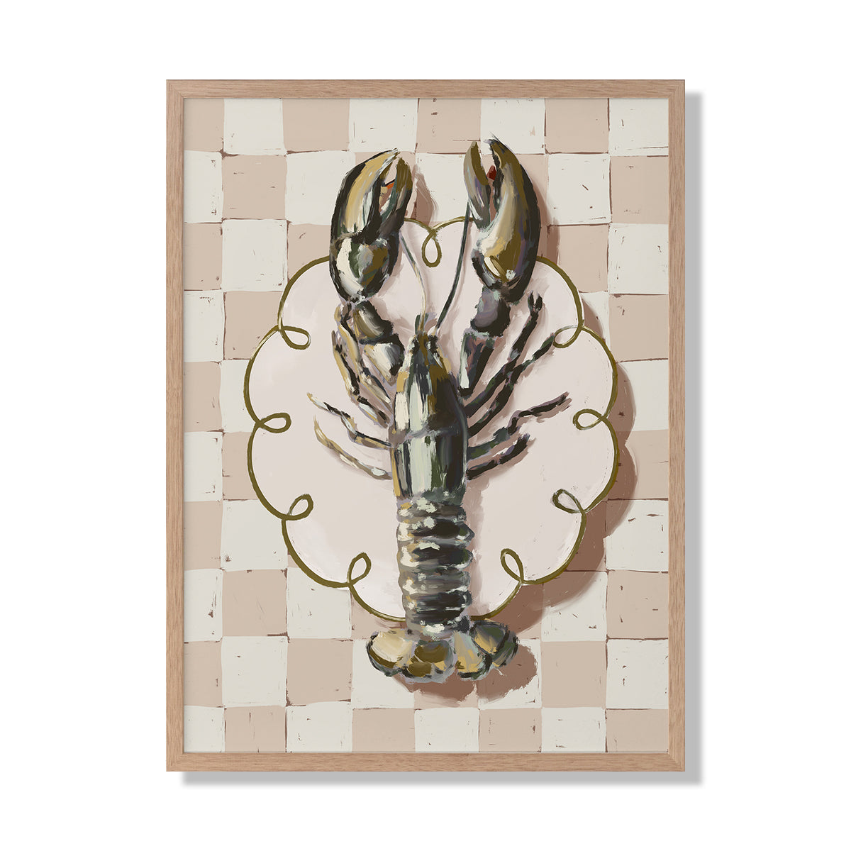 Alfresco Dinner Portrait Art Print