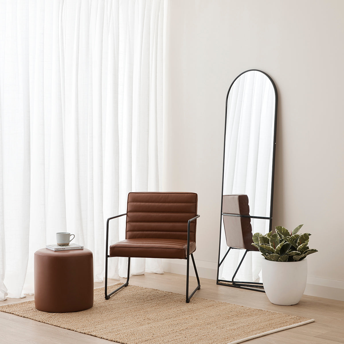 Felix Leatherette Armchair