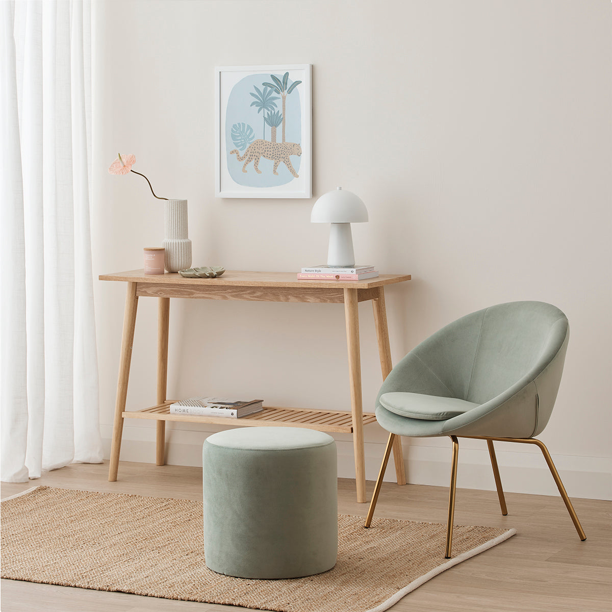 Halo Velvet Lounge Chair