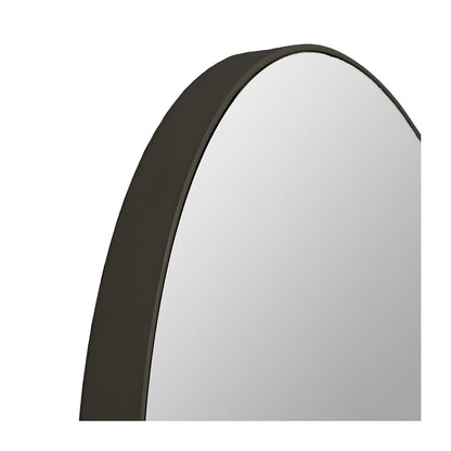 Flynn Round Mirror (Black)