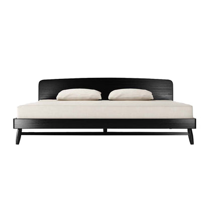 Twist Bed (Oak, Satin Black)