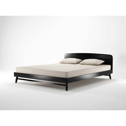 Twist Bed (Oak, Satin Black)