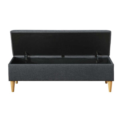 Charlotte Fabric Storage Bench