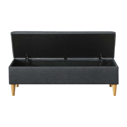 Charlotte Fabric Storage Bench