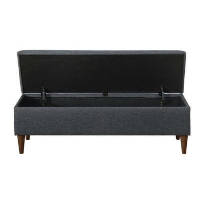 Charlotte Fabric Storage Bench
