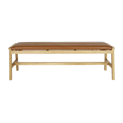 Aura Leather Bench