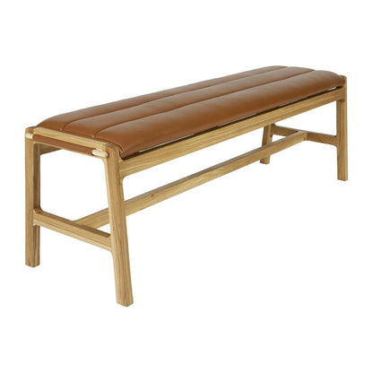 Aura Leather Bench