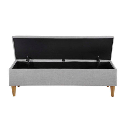 Charlotte Fabric Storage Bench