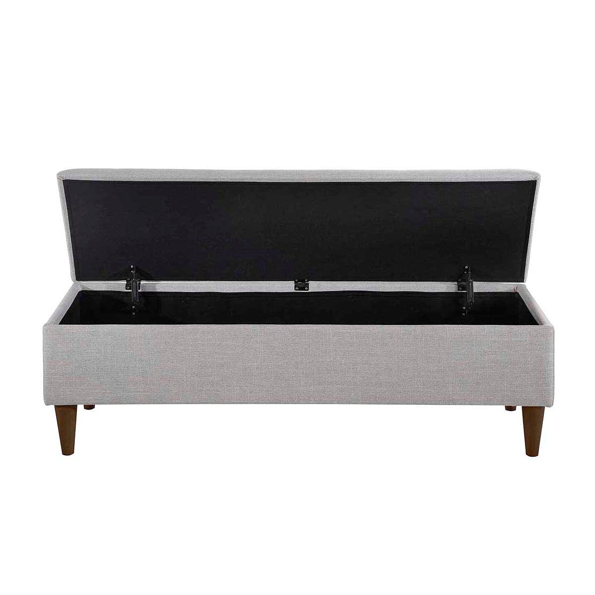 Charlotte Fabric Storage Bench