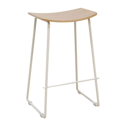 Hendrix Backless Bar Stool (Oak)