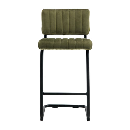 Blake Velvet Bar Stool