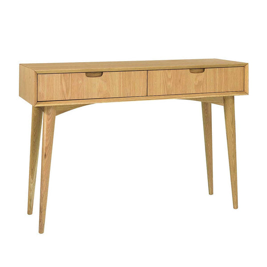 Stockholm Console Table (Drawer, Oak)