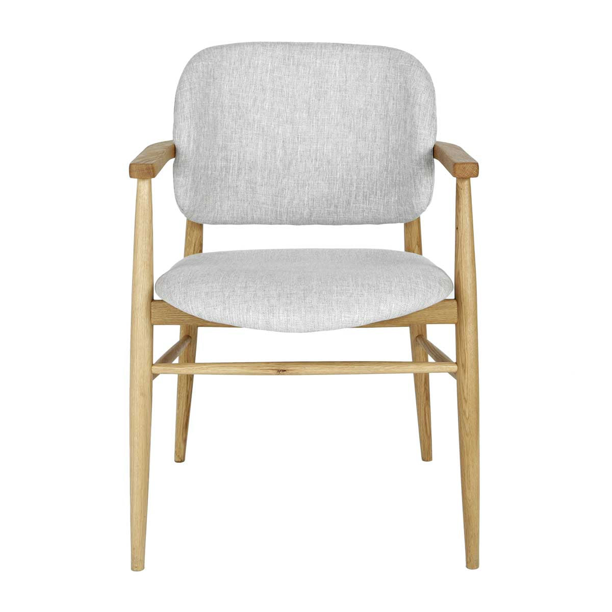 Aura Fabric Dining Chair (Oak)