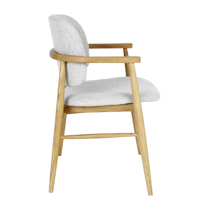 Aura Fabric Dining Chair (Oak)