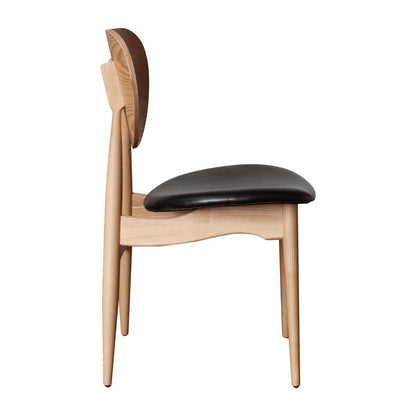 Potter Leather Dining Chair (Ash)