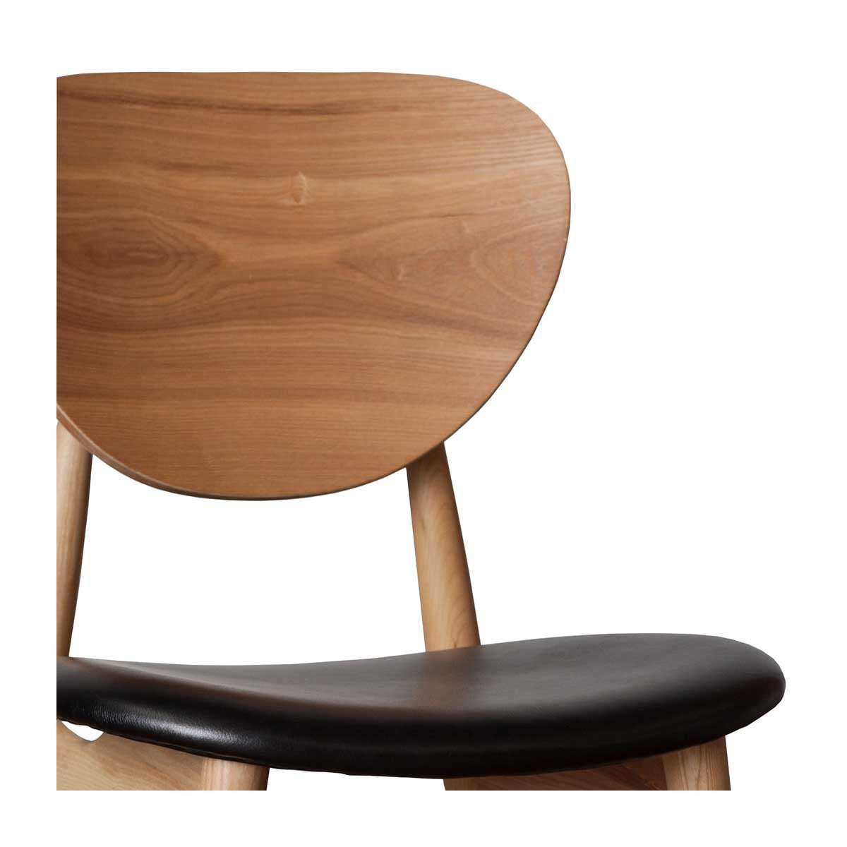 Potter Leather Dining Chair (Ash)