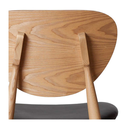 Potter Leather Dining Chair (Ash)