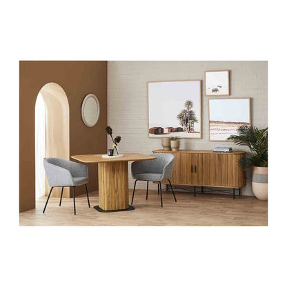 Halo Fabric Dining Arm Chair